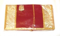 Beautiful Ganesh Indian Money Envelopes - Maroon (Pack of 2)