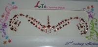 Maroon/Gold Indian Bridal Bindis